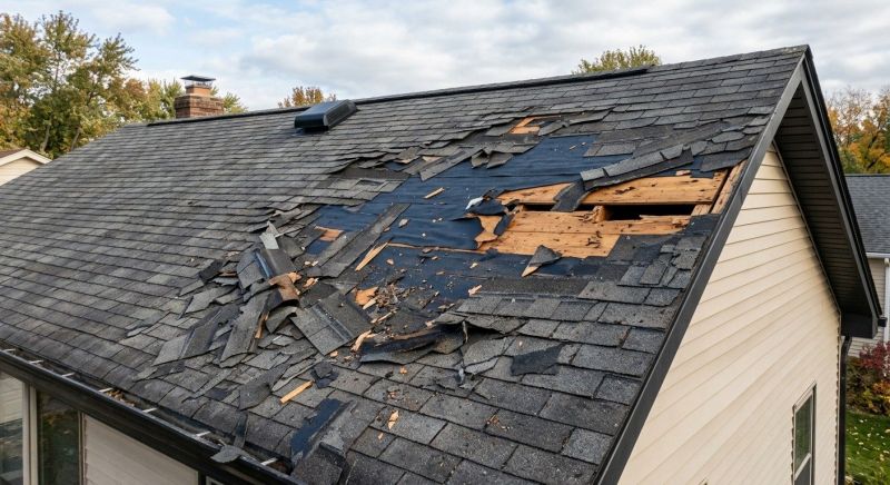 Roof Damage Repair in Valley City, OH