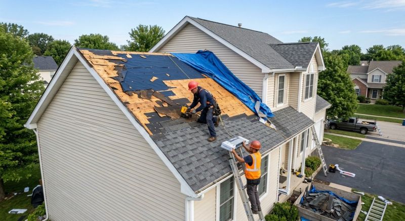Roof Damage Restoration in Broadview Heights, OH