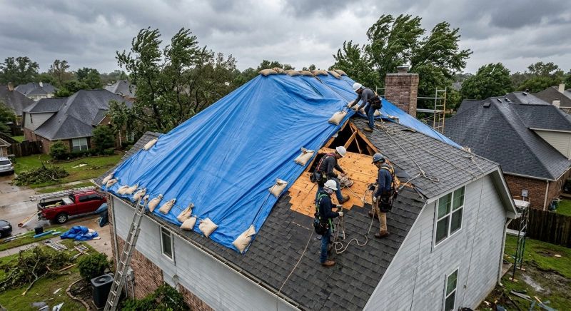 Roof Damage Restoration in Hinckley, OH