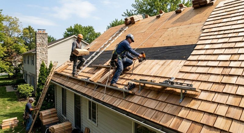 Shake Roof Replacement in Cuyahoga County, OH