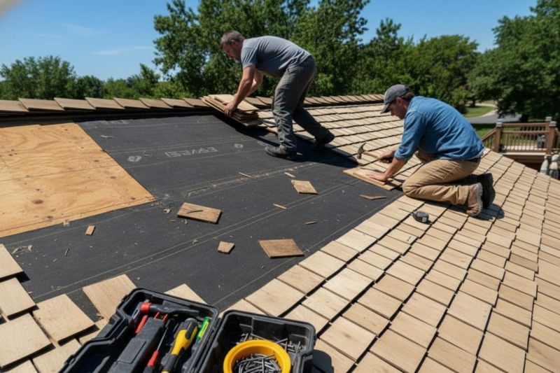 Shake Shingle Repair in Brunswick, OH