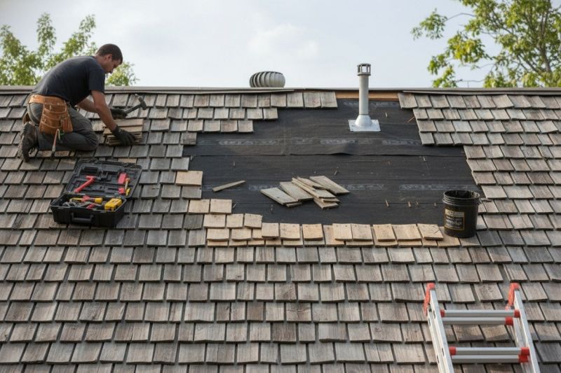 Shake Shingle Repair in Cuyahoga County, OH