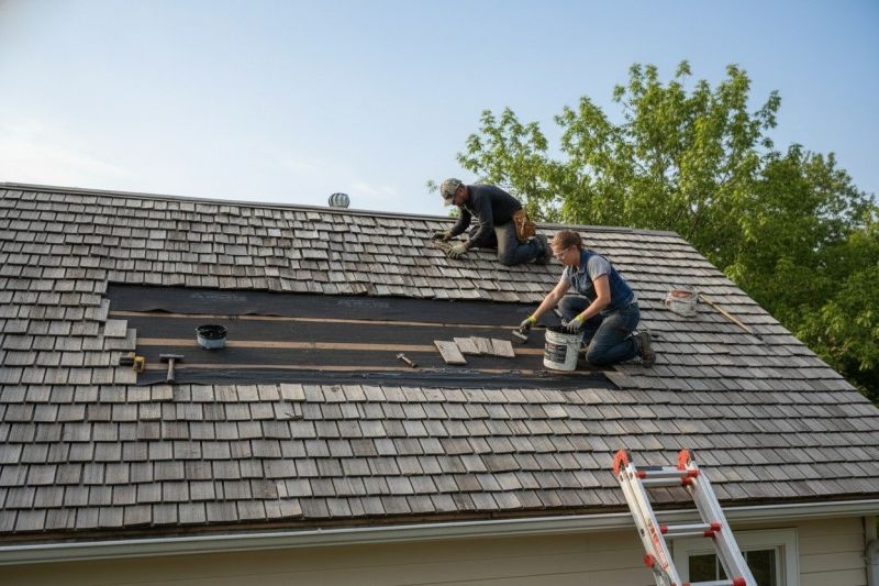 Shake Shingle Repair in Rocky River, OH