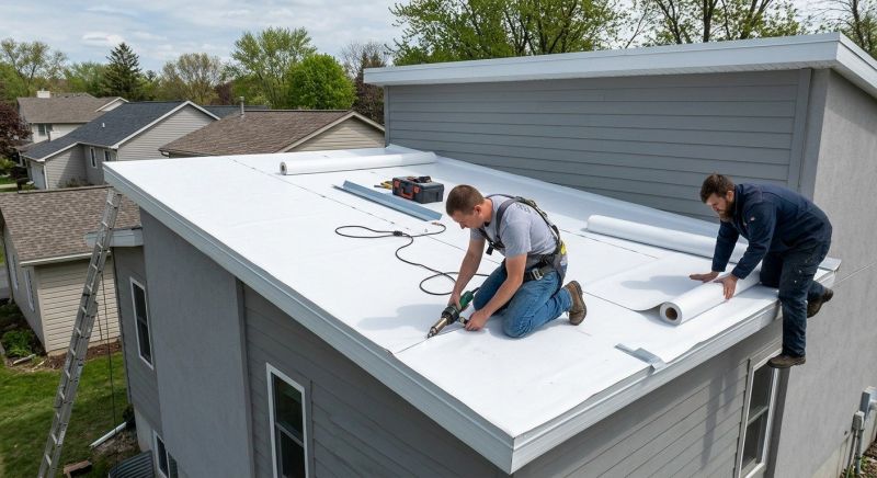 Single Ply Roof Repair in Strongsville, OH