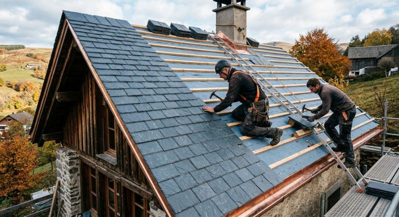 Slate Roof Installation in Bay Village, OH