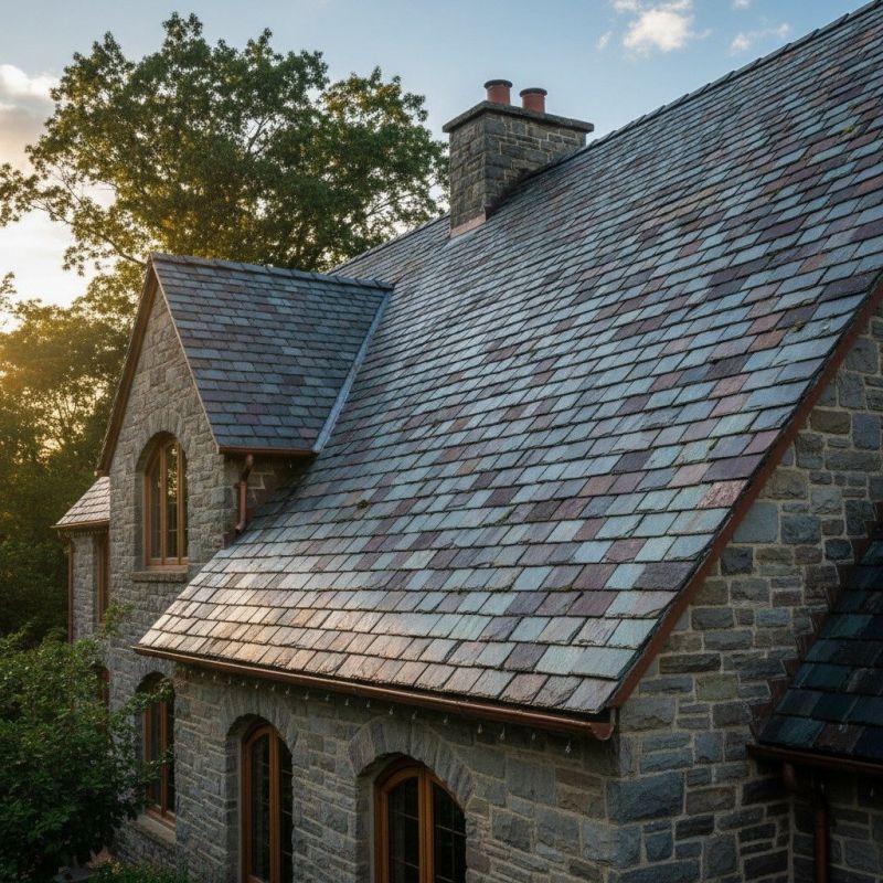 Slate Roof Replacement in Valley City, OH