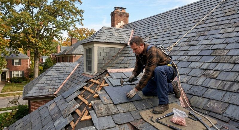 Slate Shingles Repair in Avon Lake, OH