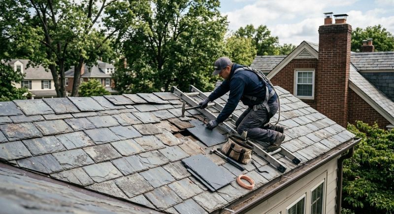 Slate Shingles Repair in Broadview Heights, OH