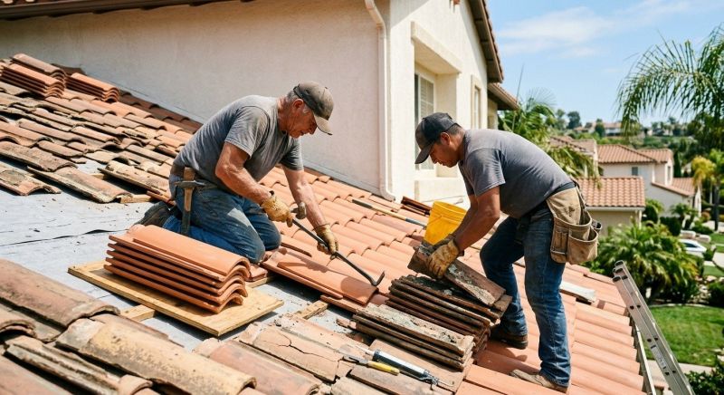 Spanish Tile Roof Repair in Lorain County, OH