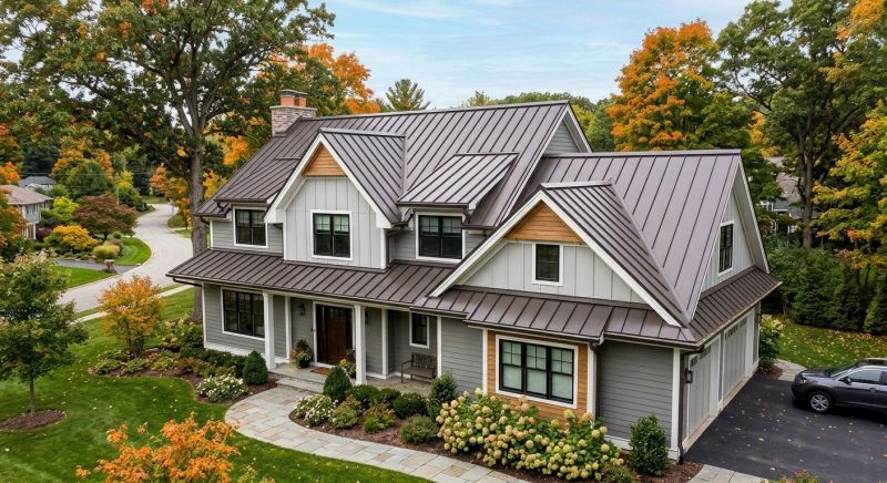 Steel Roof Replacement in Columbia Station, OH