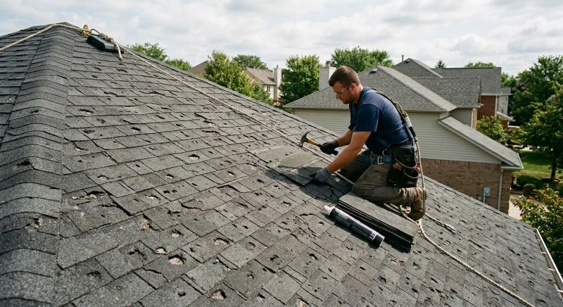 Storm Damage Roof Repair in North Royalton, OH