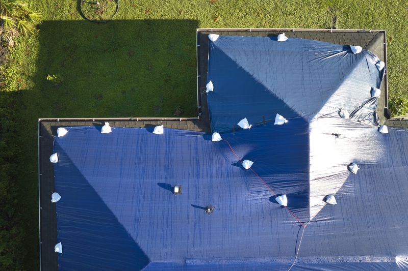 Storm Damage Roof Tarping in Lorain County, OH