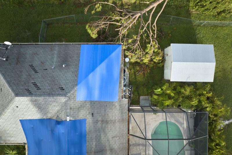 Storm Damage Roof Tarping in Lorain County, OH
