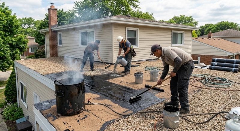 Tar And Gravel Roof Repair in Avon Lake, OH