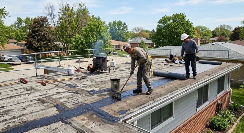 Tar Roof Repair in Olmsted Falls, OH