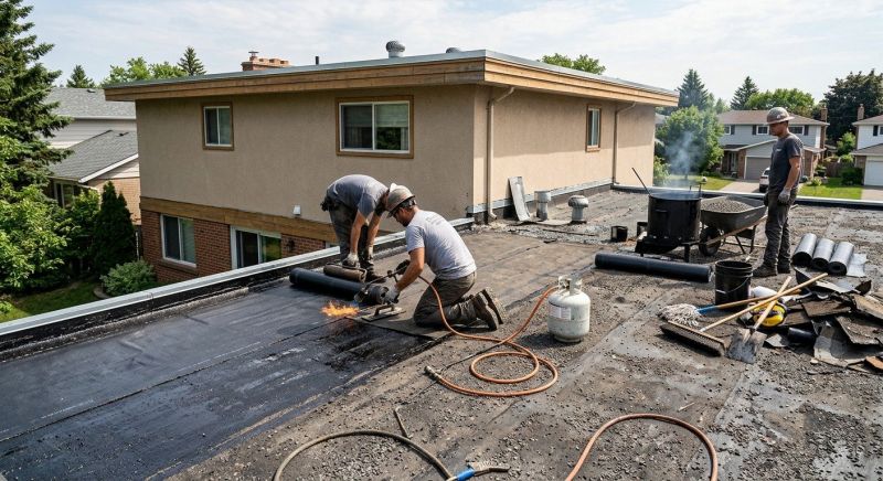 Tar Roof Repair in Olmsted Falls, OH