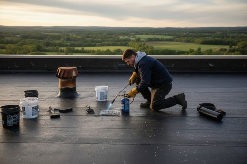 Tar Roof Repair in Valley City, OH