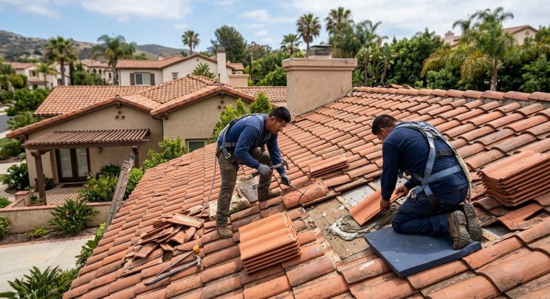 Tile Roof Repair in Elyria, OH