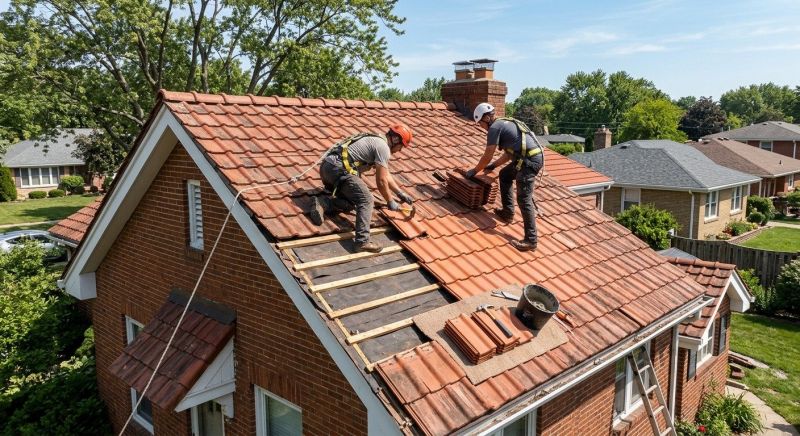 Tile Roof Repair in Wellington, OH