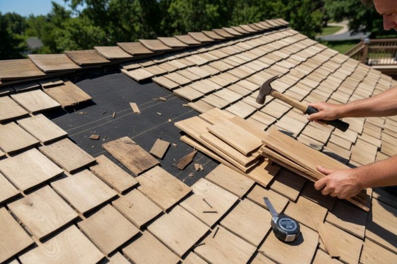 Wood Shake Roof Repair in Strongsville, OH