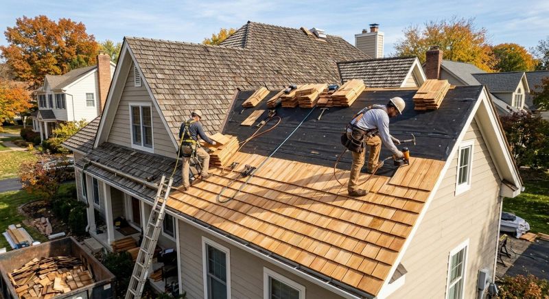 Wood Shake Roof Replacement in Elyria, OH